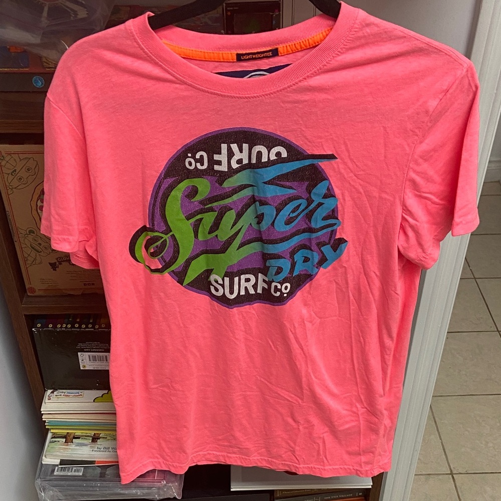 Superdry Bright Pink Graphic Tee